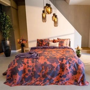 Kayori - Adame Dekbedovertrek - Terra - 260 x 200/220 cm - 90% Tencel