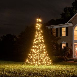 Fairybell Kerstboom voor buiten - All Surface / Geschikt voor alle ondergronden - 200CM-240LED Warm wit met twinkle