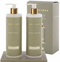 Ted Sparks - Handverzorging Geschenkset - Handzeep & Handlotion - Tonka & Pepper