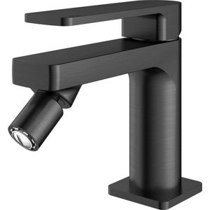 Bidetmengkraan hotbath gal zonder waste draaibaar kraanmondstuk geborsteld gunmetal pvd