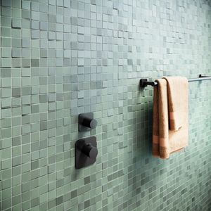 Thermostaat Hotbath Gal High Flow met 1 Stopkraan Mat Zwart
