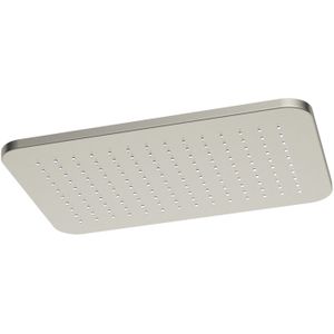 Hotbath Gal Hoofddouche Rechthoek 27 x 40 cm Geborsteld nikkel PVD GL106GNP
