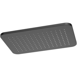 Hoofddouche hotbath gal rechthoek 27x40 cm geborsteld gunmetal pvd