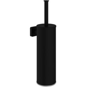 Hotbath Gal GLA11BL wc-borstelgarnituur wandmodel - Mat zwart