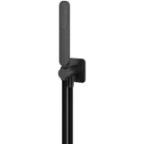 Handdouche hotbath gal met wandsteun uitlaat doucheslang 150 cm geborsteld gunmetal pvd