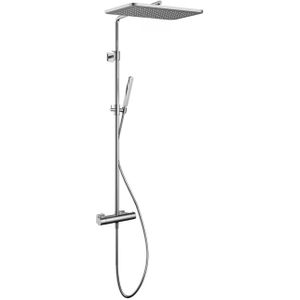 Thermostatische stortdoucheset hotbath gal 128 cm met hoofddouche 40 cm chroom