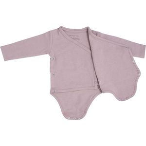 Baby's Only Rompertje lange mouw Pure - Oud Roze - 68 - 100% ecologisch katoen - GOTS