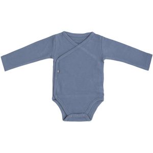 Baby's Only Rompertje lange mouw Pure - Vintage Blue - 50 - 100% ecologisch katoen - GOTS