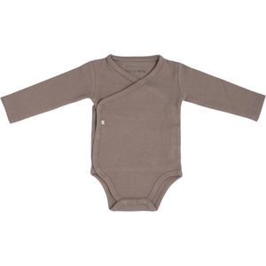 Baby's Only Rompertje lange mouw Pure - Mokka - 68 - 100% ecologisch katoen - GOTS