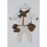 Cardigan - Warm Linen - Reiscollectie Soul - 100% Ecologisch Katoen - Met Capuchon