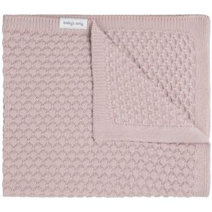Baby's Only Gebreide wiegdeken - Baby deken Sky-Chunky - Dekentje voor meisjes - 0.7 TOG - 70x95 cm - Oud Roze