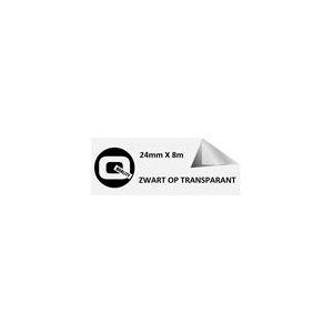 Brother TZe-151 tape zwart op transparant 24mm x 8m (origineel) (Compatible)