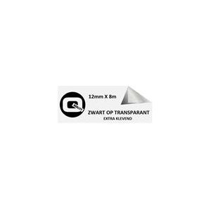 Brother TZe-S131 extra klevend tape zwart op transparant 12mm x 8m (origineel) (Compatible)