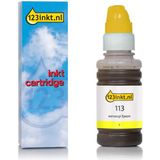 123inkt - Inktfles Geel - 70ml - Voor Epson Printers