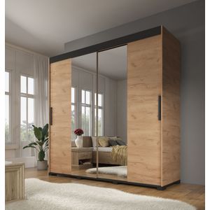 Kledingkast Brazil - Eiken - 200 cm