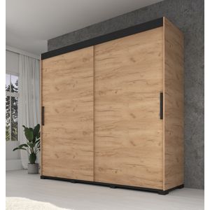 Meubella - Kledingkast Cairo - Eiken - 200 cm