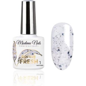 Modena Nails UV/LED Gellak – Spring Fresh #01 - Wit - Glanzend - Gel nagellak - Gel nagellak