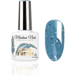 Modena Nails UV/LED Gellak – Spring Fresh #06 - Blauw - Glanzend - Gel nagellak - Gel nagellak