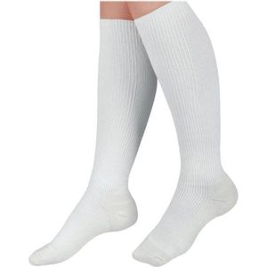 Steunkousen - Compressiekousen - Unisex - Maat 39 t/m 46 - Sportkousen - Drukkousen -  Sports - Wit