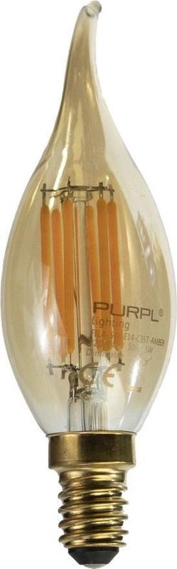E14 LED Filament Lamp - Warm Wit - 5W - Dimbaar - Amber - C35T
