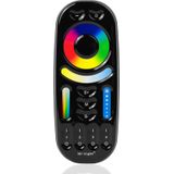 RGB+CCT - Afstandsbediening - Zwart - PVC - 4 Zones - 30 Meter Bereik