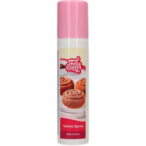 FunCakes Velvet Spray - Melk Choco - 100ml - Voedingskleurstof - Taartdecoratie