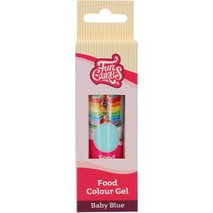 FunCakes Voedingskleurstof Gel - Babyblauw - 30g - Eetbare Kleurstof - Hoog Geconcentreerd