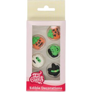 FunCakes Suikerdecoraties - Halloween - 12 Stuks - Eetbare Taartdecoratie