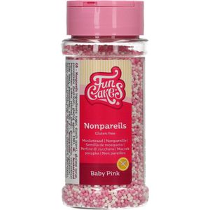 FunCakes Glutenvrij Musketzaad - Baby Roze Mix - 80g - Sprinkles Taartdecoratie