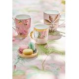 Pip Studio - La Majorelle mok Large - Set van 2 stuks - Roze - porselein - 350ml