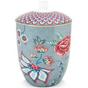 Voorraadpot Pip Studio Flower Festival Light Blue 1,5 L