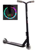 LED Stuntstep - Sajan - Aluminium -  ABEC 7 - Zwart