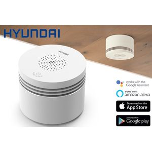 Hyundai Smart Wifi Rookmelder – Bedienbaar Via je Telefoon – Alarm van 85 Decibel