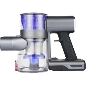 Hyundai Electronics - Draadloze Steelstofzuiger - Paars met Grijs - Stofreservoir - 0.5 Liter