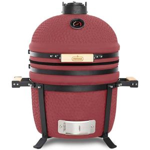 Buccan BBQ - Kamado barbecue - Sunbury Smokey Egg - Table Grill 15"- Limited edition - Rood - 8720512989779