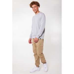 America Today - Keith - Pullover - Light Grey Melange - 100% Biologisch Katoen