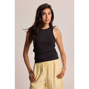 America Today Gia - Dames Singlet - Zwart - Katoen