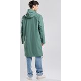 America Today - Jake X - Regenjas - Groen - Gevoerd - Met Afneembare Capuchon