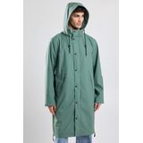 America Today - Jake X - Regenjas - Groen - Gevoerd - Met Afneembare Capuchon