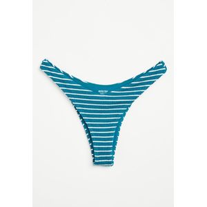 America Today brazilian bikinibroekje Angel met textuur groen/wit