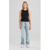America Today Jeans - Lichtblauw Denim - Hoge Taille - Rechte Pijpen