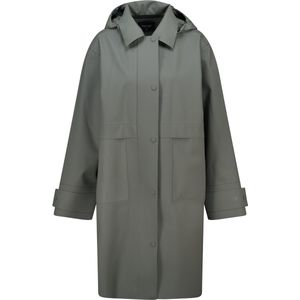 America Today - Jess - Regenjas - Dark Grey - Polyester - Relaxed Fit