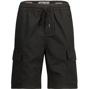 America Today - Korte Broek - Zwart - Katoen - Elastische Tailleband