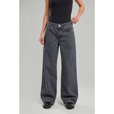 America Today - Tampa - Jeans - Grijs - High Waist Wide Leg