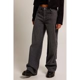 America Today - Tampa - Jeans - Grijs - High Waist Wide Leg