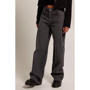 America Today - Tampa - Jeans - Grijs - High Waist Wide Leg
