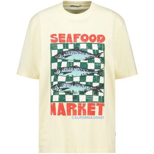 America Today - Elissa - Dames T-shirt - Zwart - Katoen