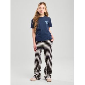 America Today - Coco JR - Joggingbroek - Zwart/Wit - Katoen