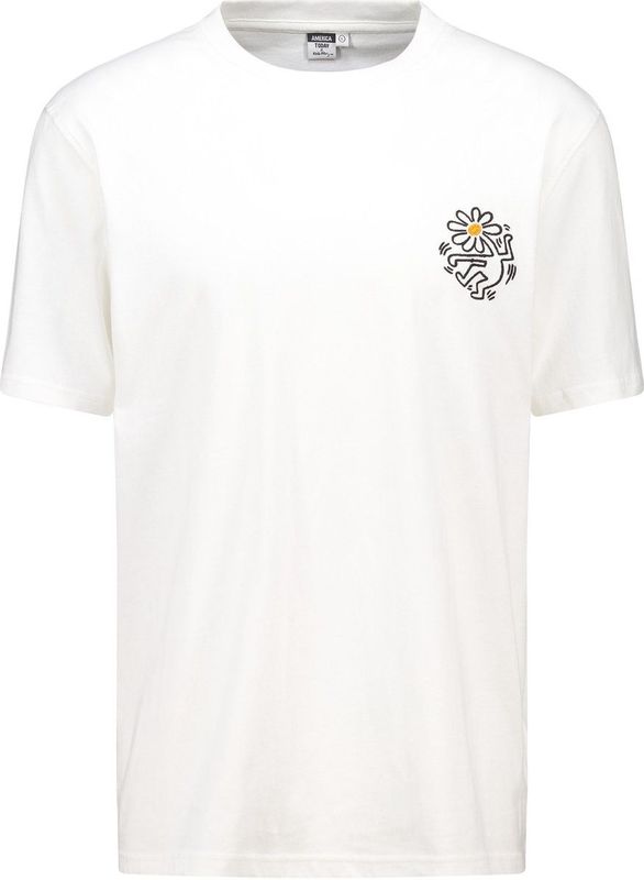 America Today - Emmett - T-shirt - White - Katoen