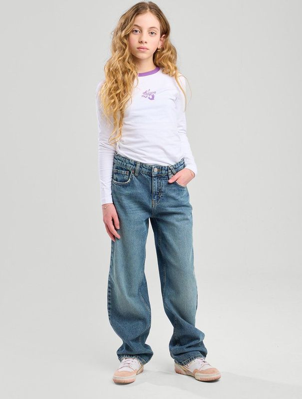 America Today - Longsleeve - Katoen - Roze